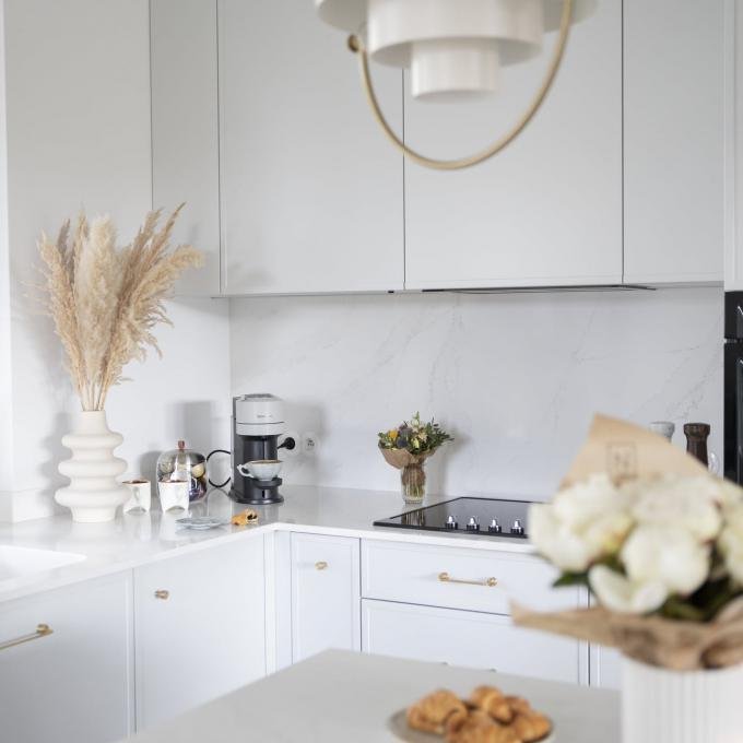 Crédence et plan quartz noir